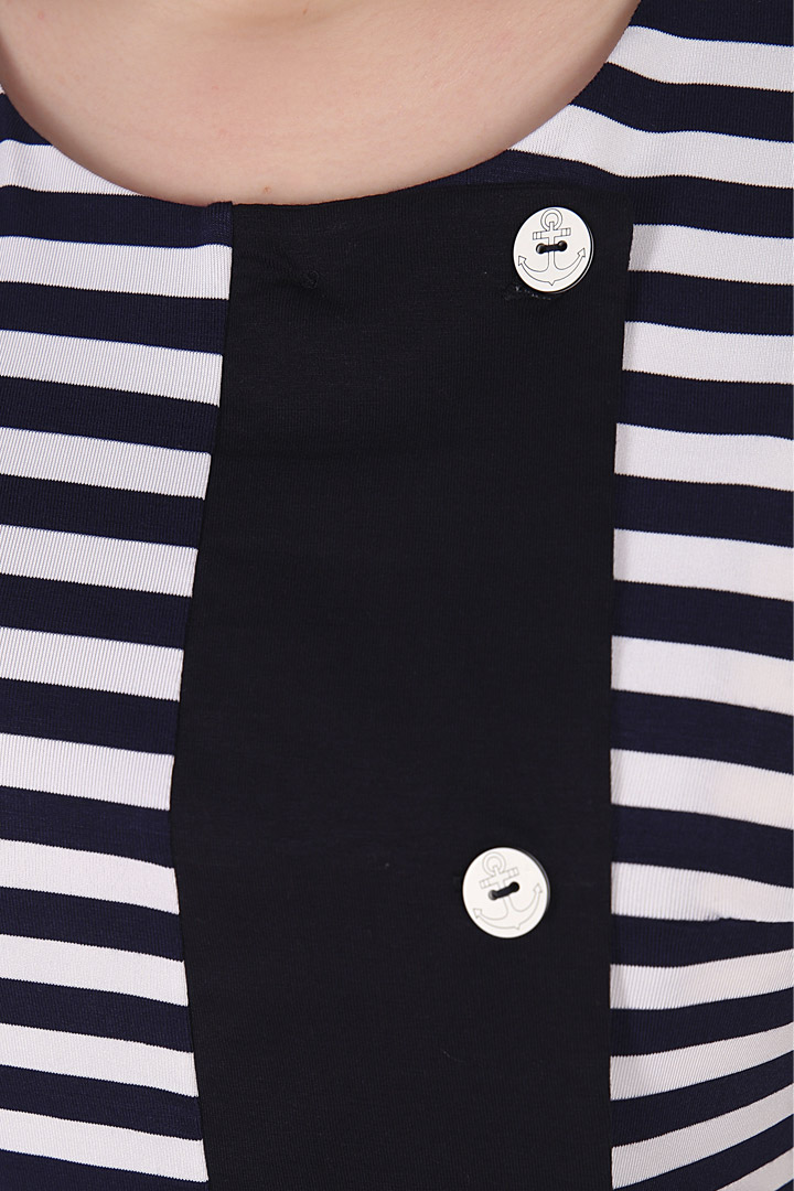 Фото товара 17453, халат черный в полоску